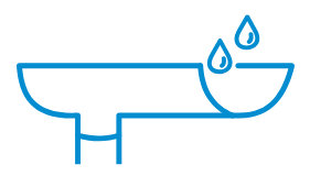 gouttière zinguerie picto